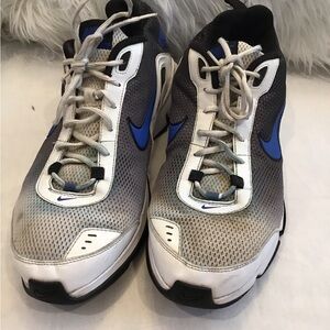 Nike Men's Blue and White Athletic Shoes